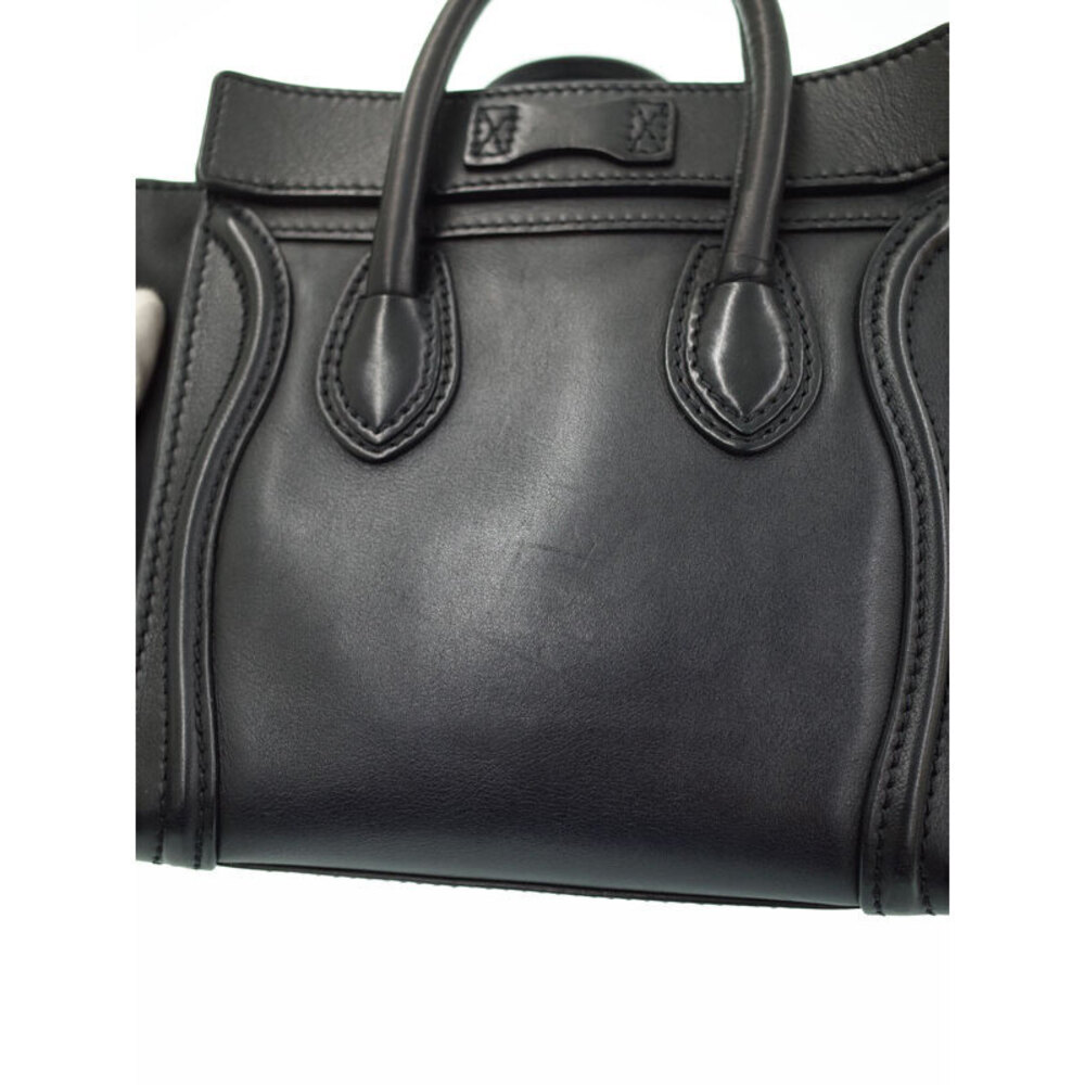 Celine Shopper Leather Shoulder Bag - Picture 8 of 9